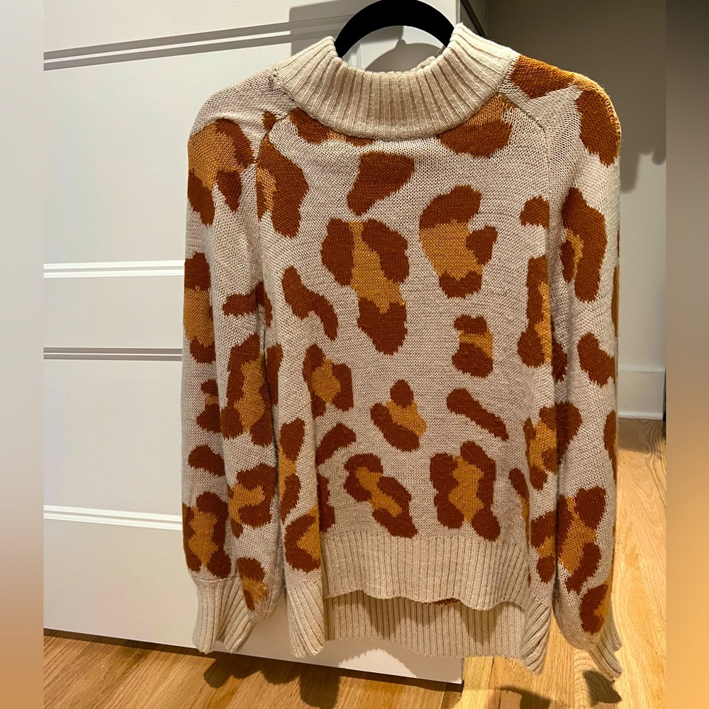 Cheetah sweater